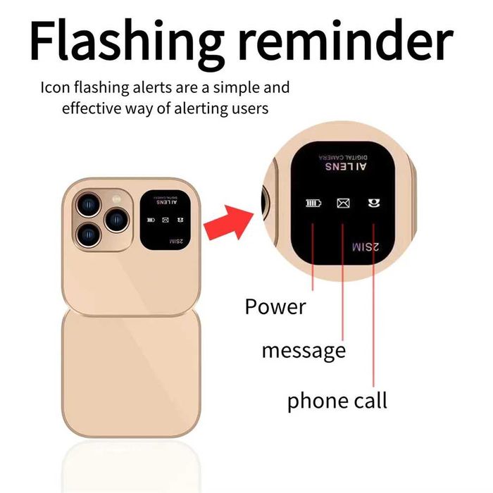 НОВА ЦЕНА 55лвСгъваем мобилен телефон i16 Pro – компактност!