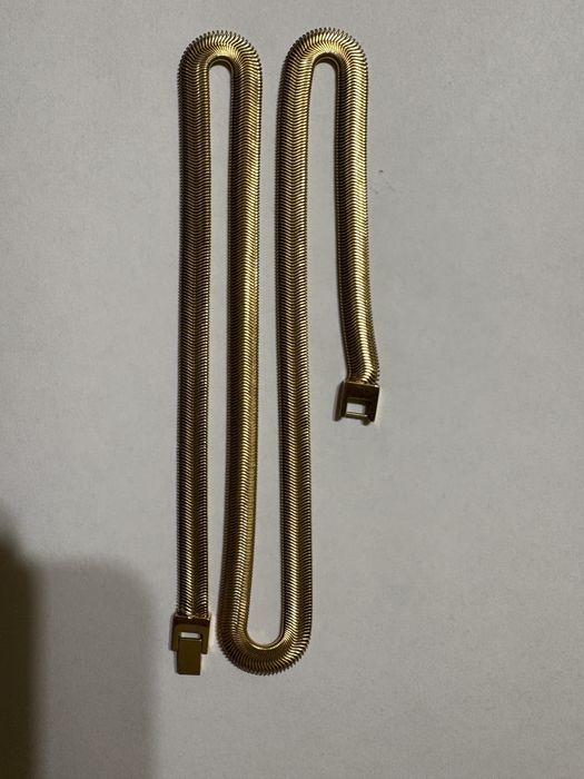 Colier din otel inoxidabil placat cu aur de 14k