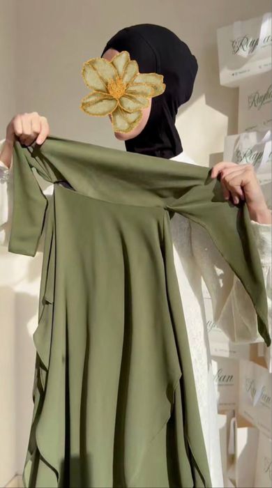 Химара, хиджаб, большой длинный платок(черный)