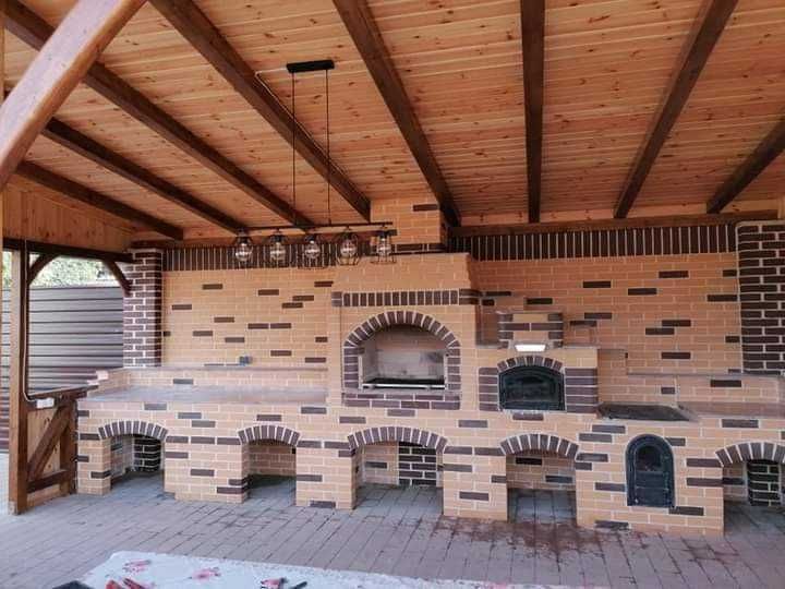 Caramida Clinker Galbena  pentru Zidarie Fatade, Gratare de Gradina