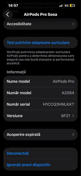 Urgent airpods pro 1