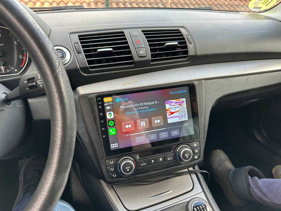 Navigatie Android BMW seria 1 e87 Waze YouTube GPS USB casetofon