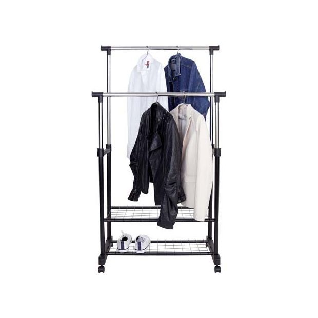 Двойна закачалка с 2 етажерки