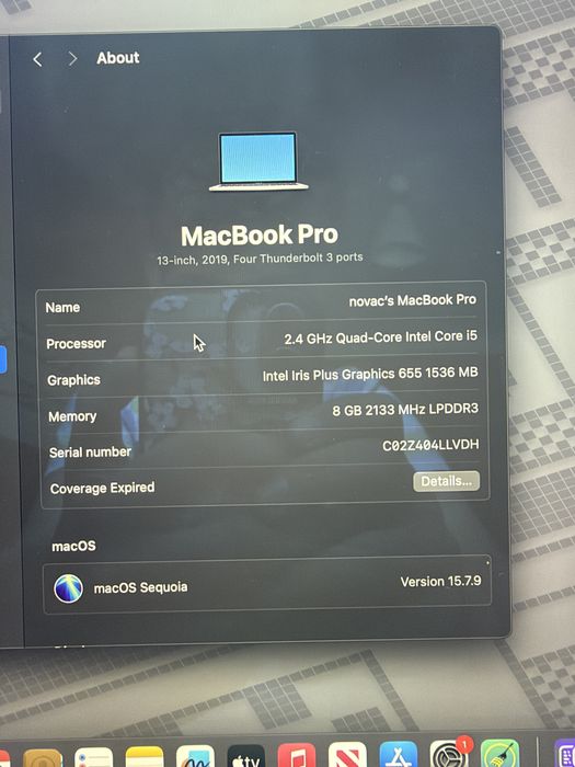 Macbok pro 2019