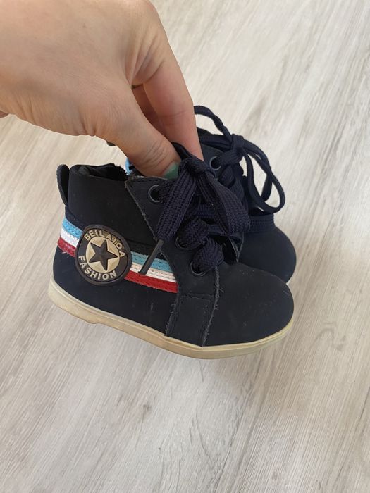 Детские сапоги натур