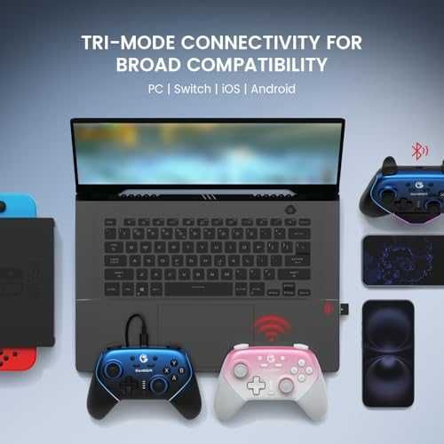 Гейминг контролер GameSir Super Nova за PC/Switch 2 Hall Effect
