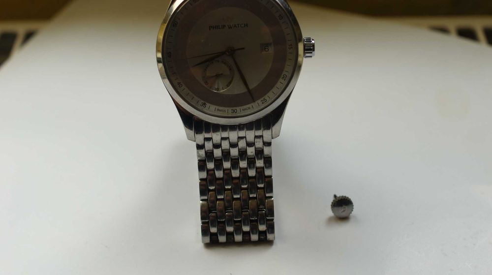 Philip Watch"reserve de marche"swiss automatic ETA 2897 cutie,autentic