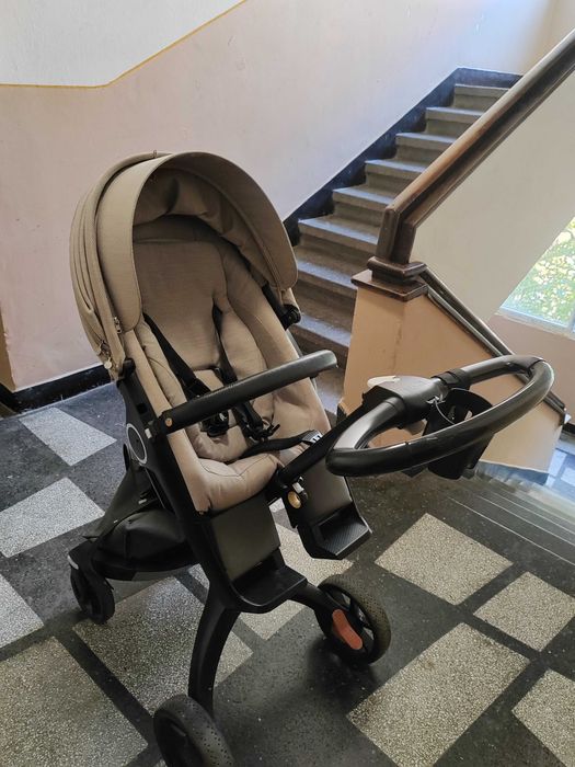 Stokke 2 в 1 brushed grey бебешка количка