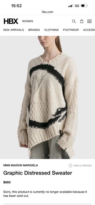 Пуловер overaize от MM6