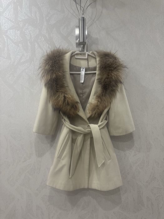 Норковая шуба с соболем