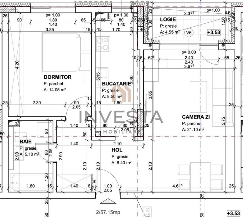 Apartament 2 camere decomandat, Constructie Premium, Andrei Muresanu!