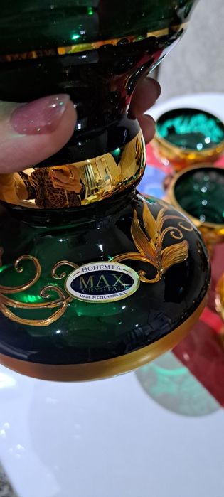 Чехословакия оргинал богема вазы 18 штук новый