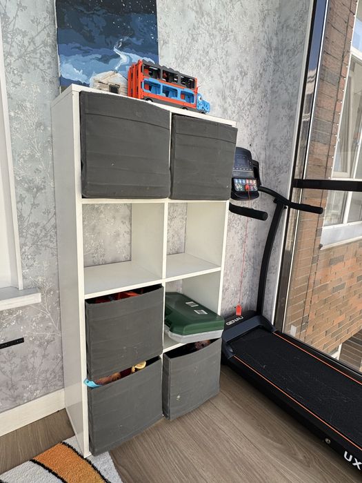 Стеллаж икеа белый