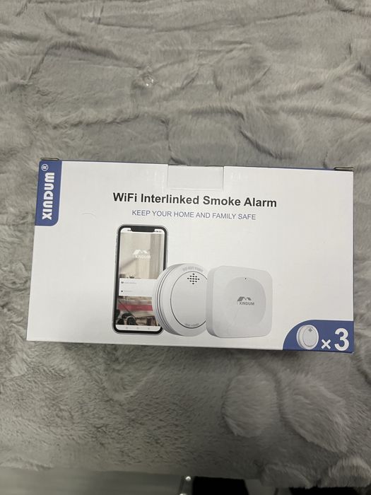 vând wifi interlinked smoke alarm