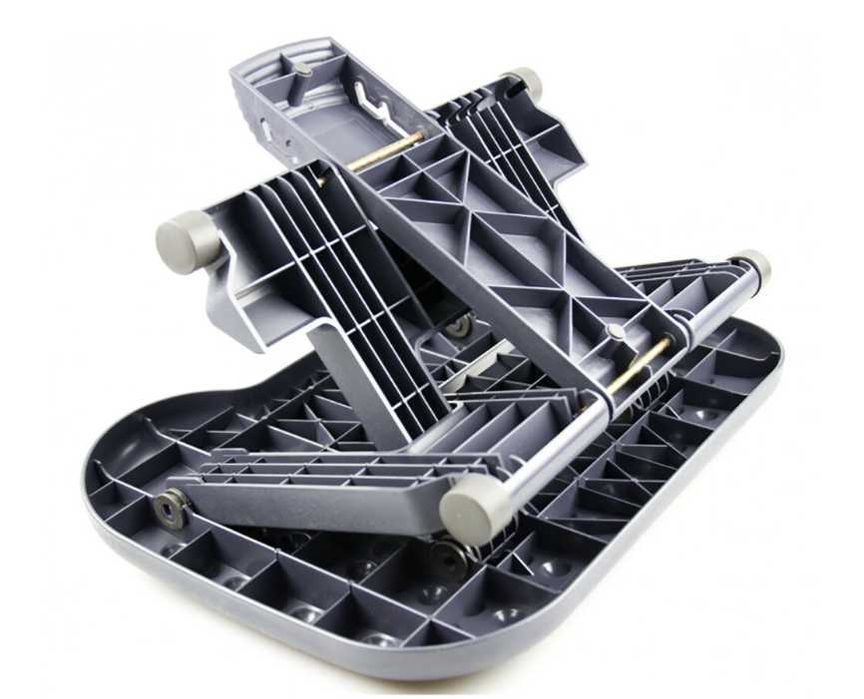 Suport picioare birou, F6031, ajustabil, plastic negru, 46x34x11 cm