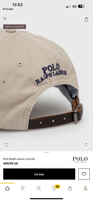 Sapca originala Polo Ralph Lauren