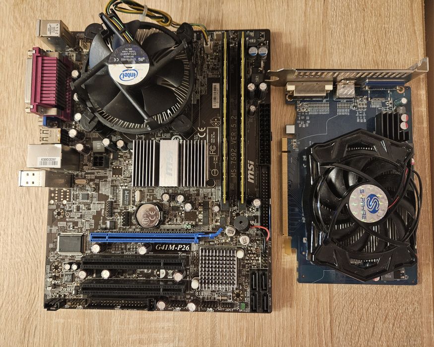 Kit retro sk775 Intel E6500 G41 8DDR3 HD5670