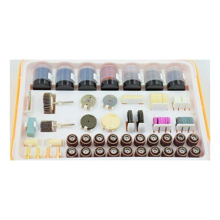 Set accesorii pentru slefuitor - polizor biax 410 piese ingco