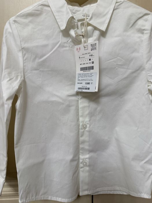 Рубашка белая детская Zara
