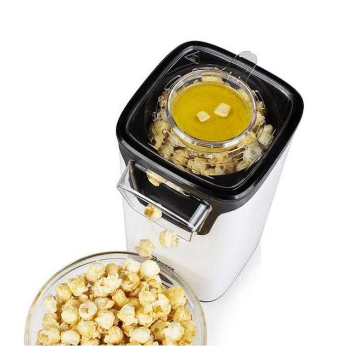 Aparat popcorn fara ulei, cu aer cald, 1200W,cu oprire automata,nou