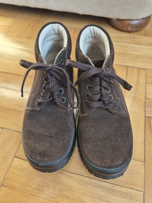 Ghetuțe copii, Bocanci Luca, piele naturală - Made in Italy - 31