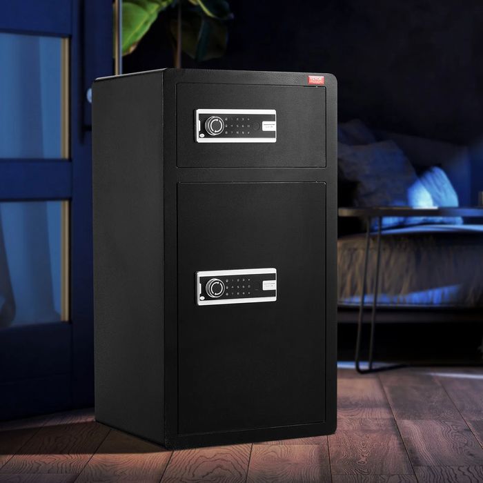 7.2 куб. 204 литра  сейф с двоен достъп – Кодов и ключов механизъм