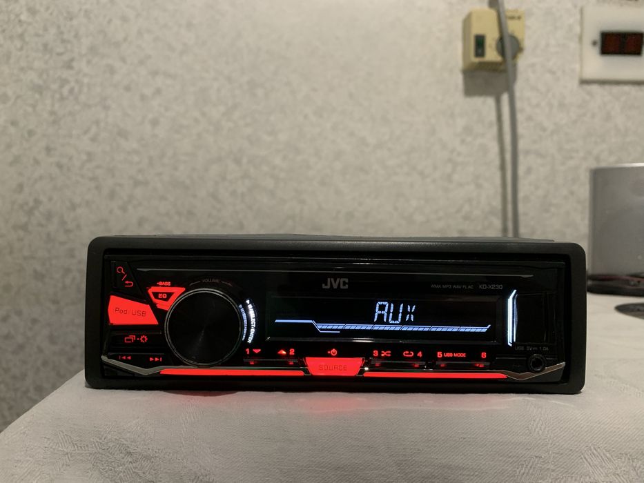 Авто радио JVC USB