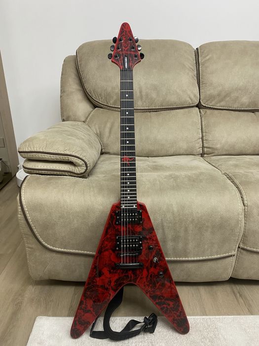 Chitara electrica Epiphone Jeff Waters Signature "Annihilation-II" Flying V