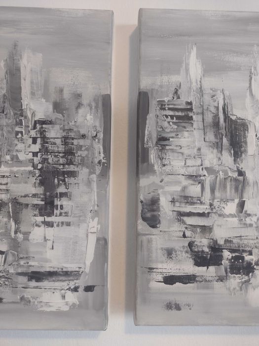 Комплект картини "Градът/Отражения"