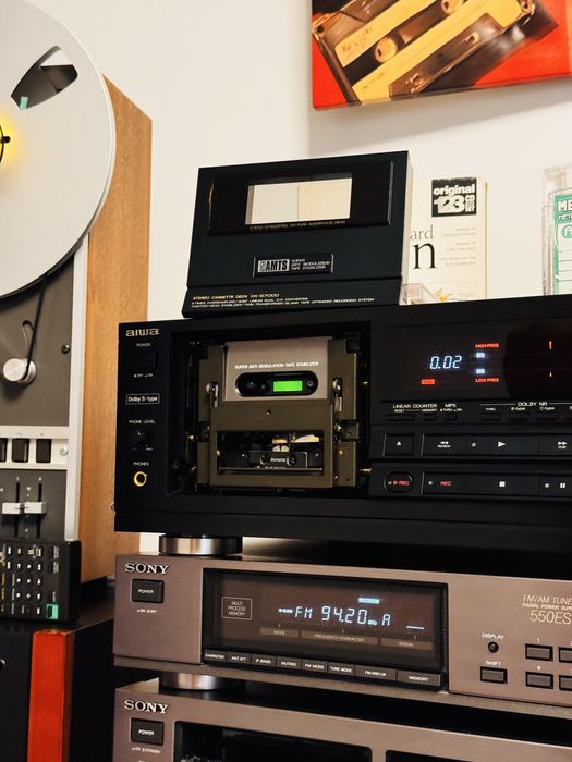 Deck colecție AIWA XK-S7000E,audio/digital,dolby B/C/S, 3Head,11.8 Kg