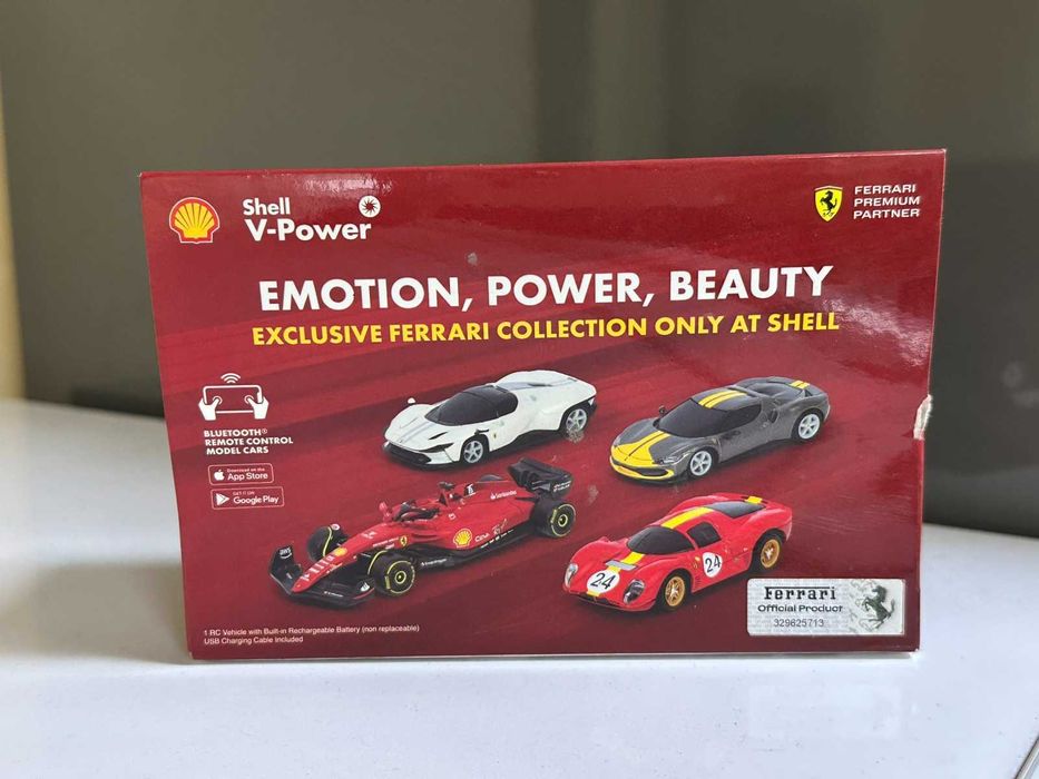 Количка Shell Ferrari F1 75 Burago 2023