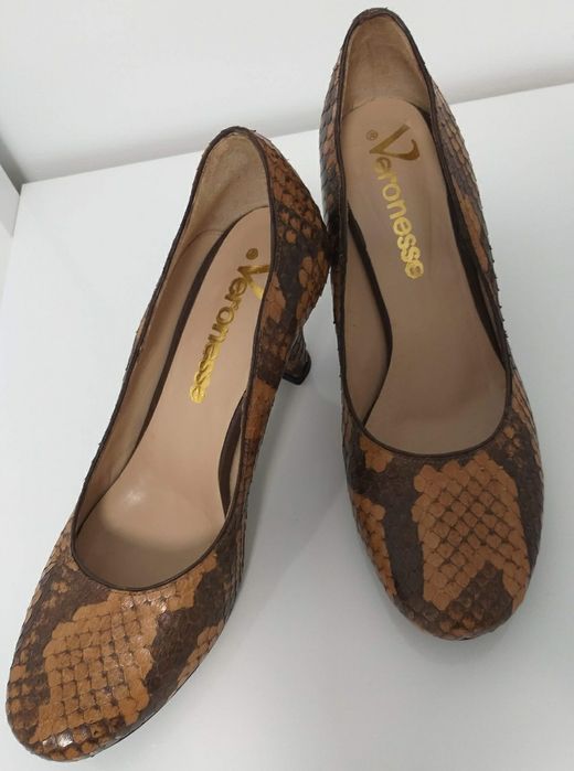 Pantofi cu toc de 8 cm, marimea 36