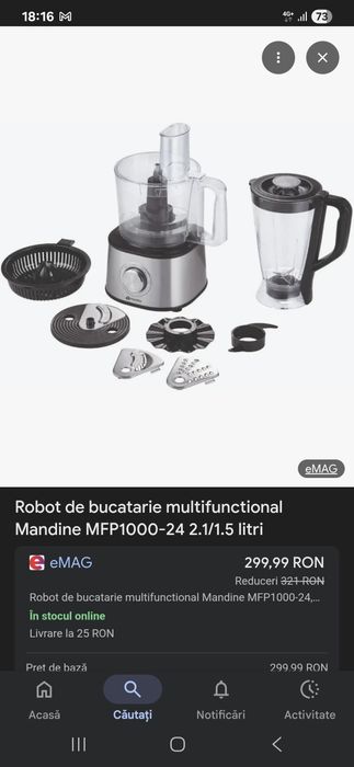 Vând robot/storcător multifuncțional--Nou !!!