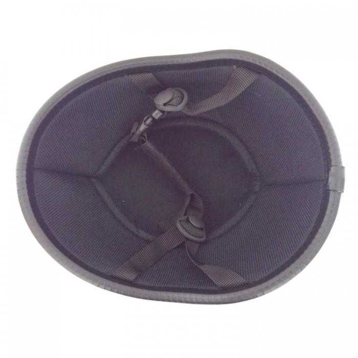 Каска за мотор - 2499 - 3 граната черен мат