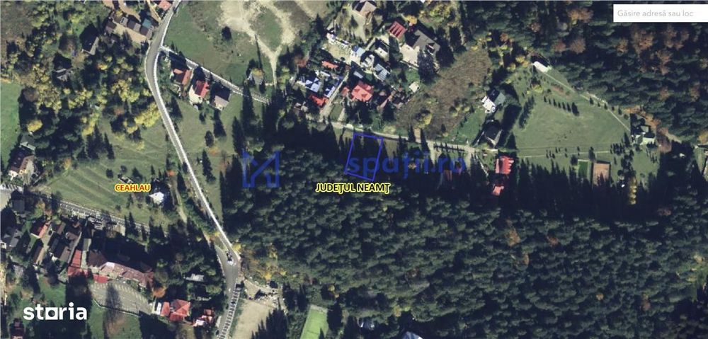 Teren in Statiunea Durau, Ceahlau, 1046mp, str. Stejarului