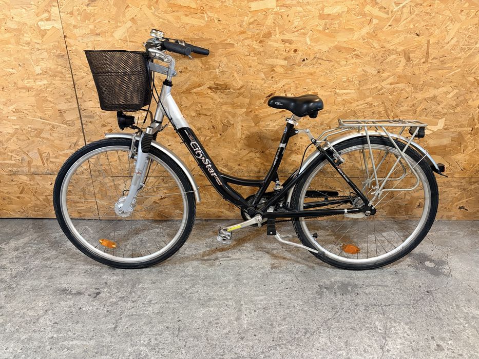 28цола дамски ALU CityStar алуминиев градски велосипед колело[7ck-SRAM]