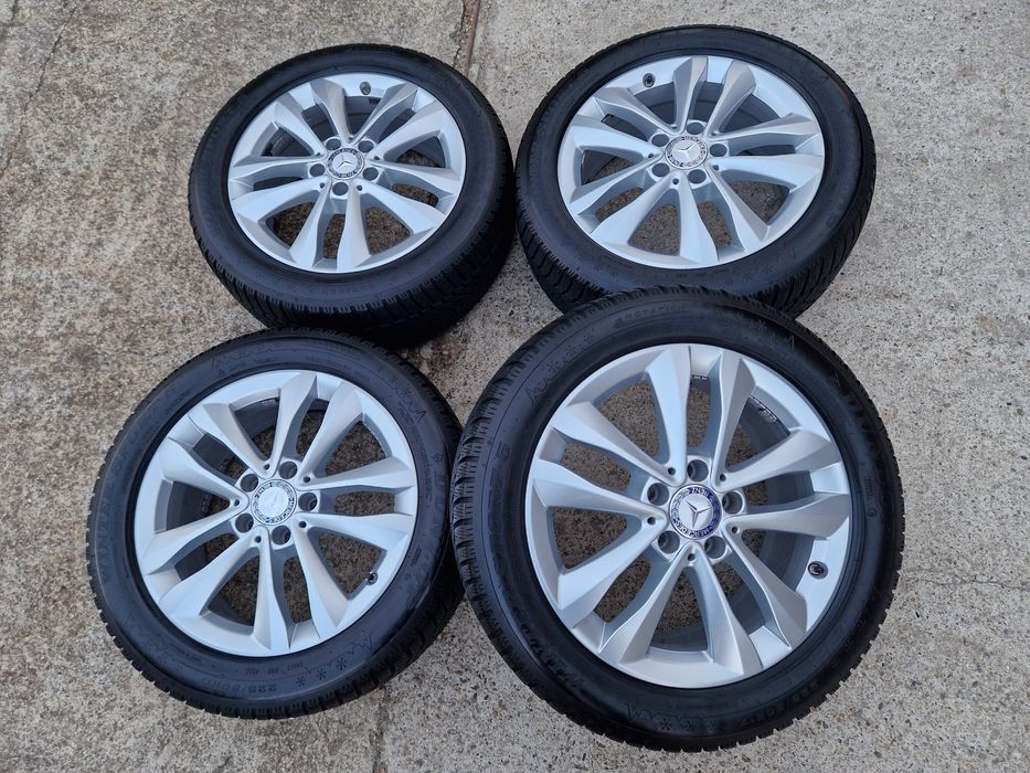 Jante Mercedes C-class W205 anvelope iarna 225 50 17 Dunlop 2022