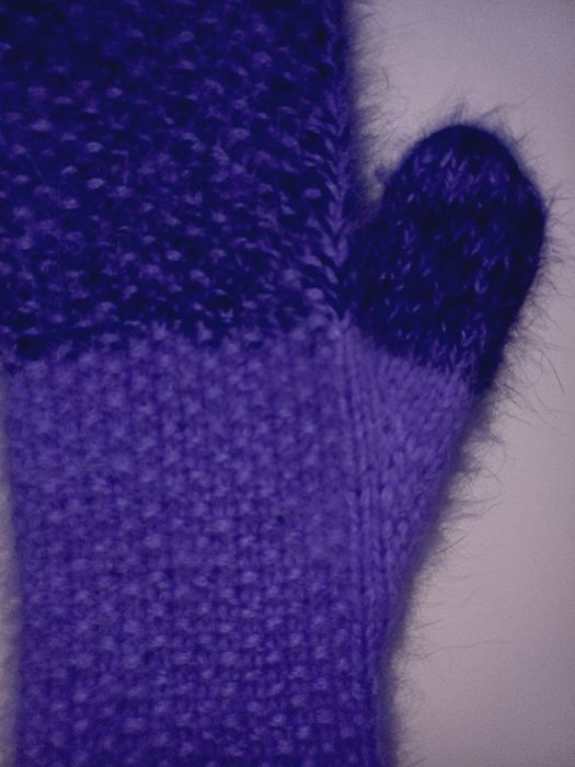 Вязаные варежки на заказ