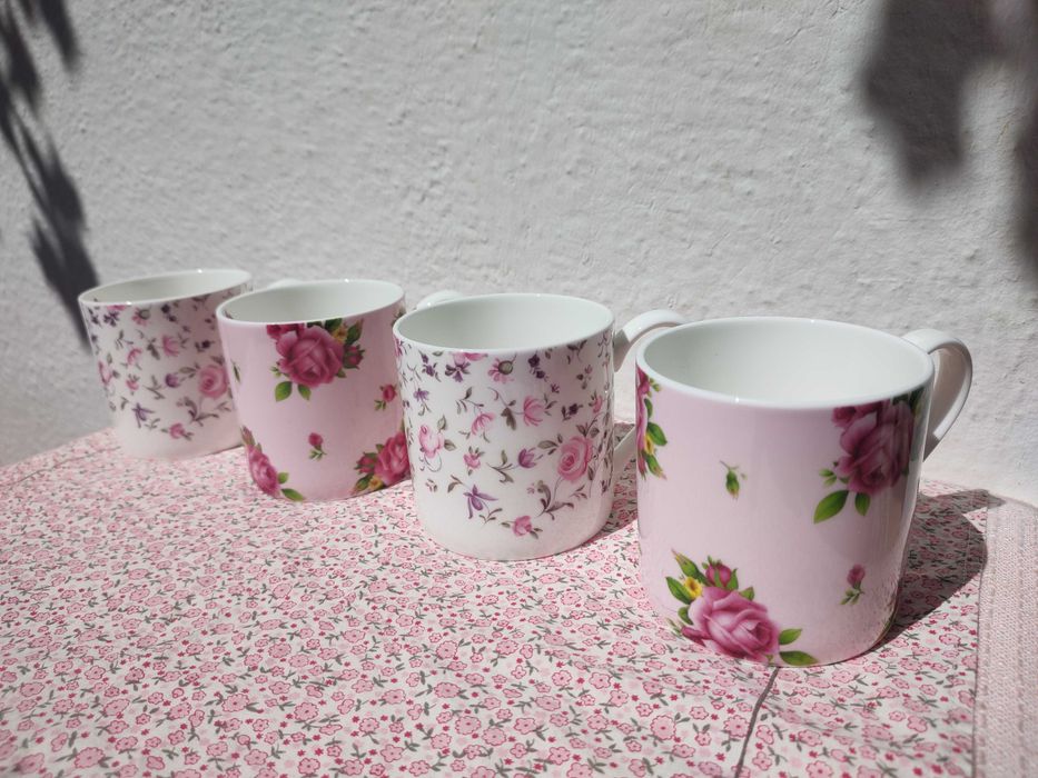 Чаши тип "мъг" Royal Albert New Country Roses и Pink Confetti