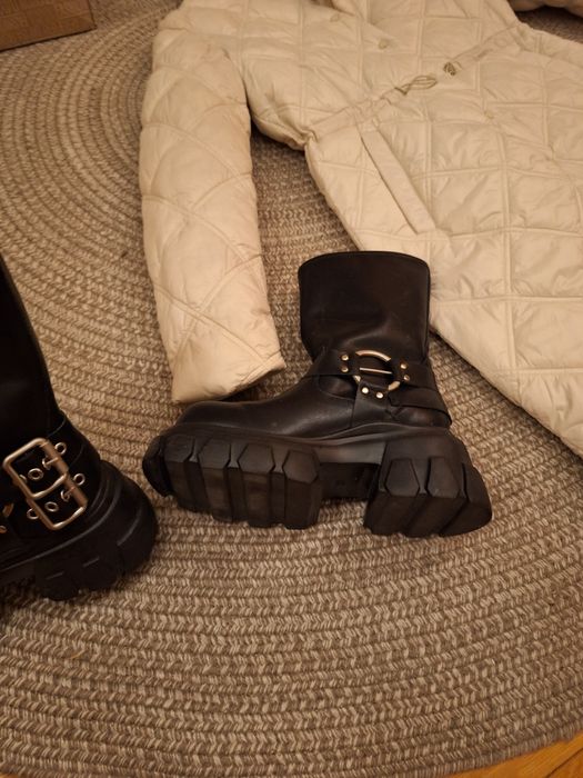 Ghete/bocanci  biker 37 piele