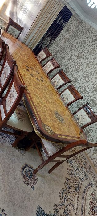 Стол стул 12 одамлик