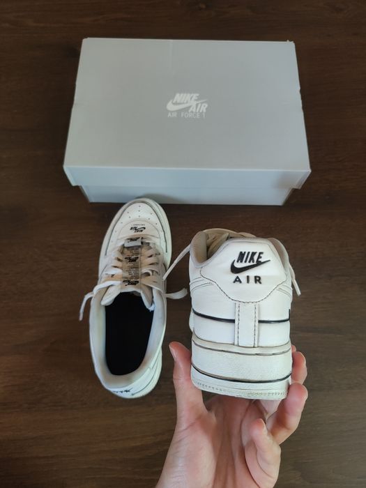 ‼️Nike Air Force 1 Low Double Air Low White Black‼️