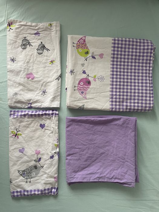 Комплекти спално бельо за бебешка кошара