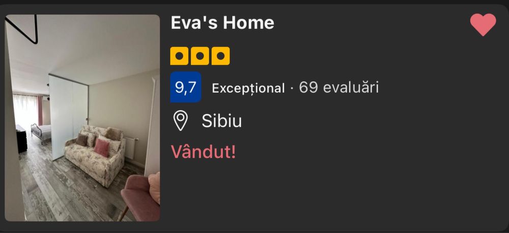 Apartament 1 cameră (Garsoniera)