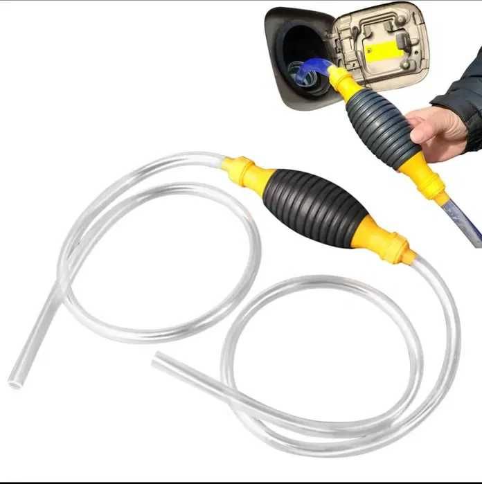 Ръчна помпа за гориво течности вода и други с маркуч ф 16