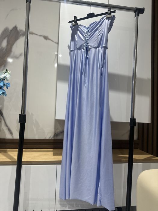 Официална рокля светло синьо