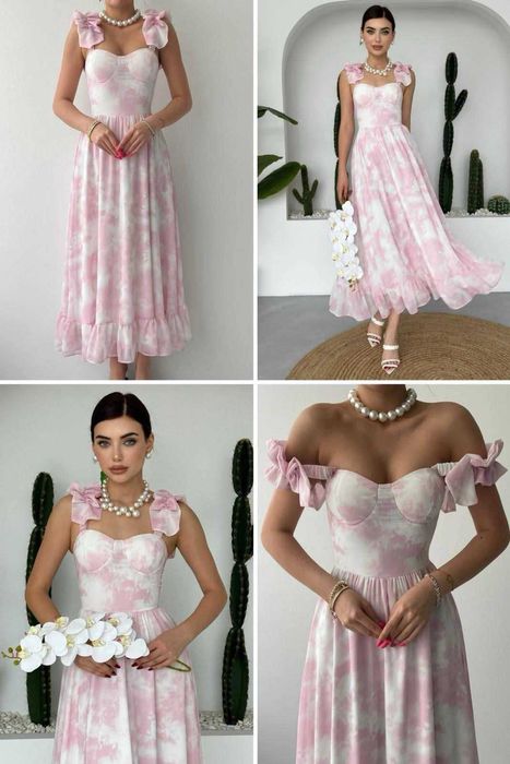Rochie cu volane