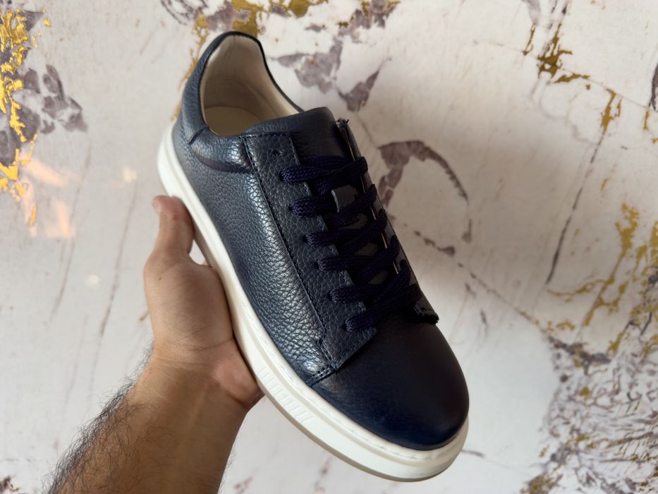 Кожанные кроссовки из кожы оленья