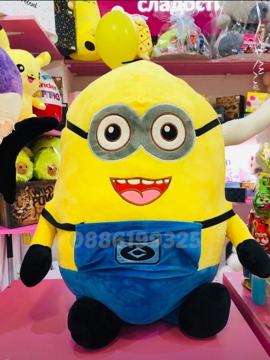 Голяма плюшена играчка Миньон, 120см Голям плюшен Миньон, Minions