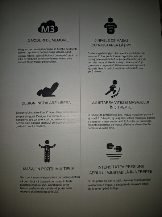 Scaun de masaj komoder Titan 1